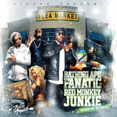 Bathing Ape Fanatic Red Monkey Junkie