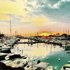 Sunset at Kona Marina (R&B)