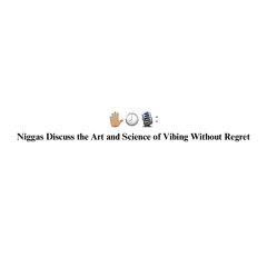 five min podcast: N***** Discuss the Art and Science of Vibing Without Regret