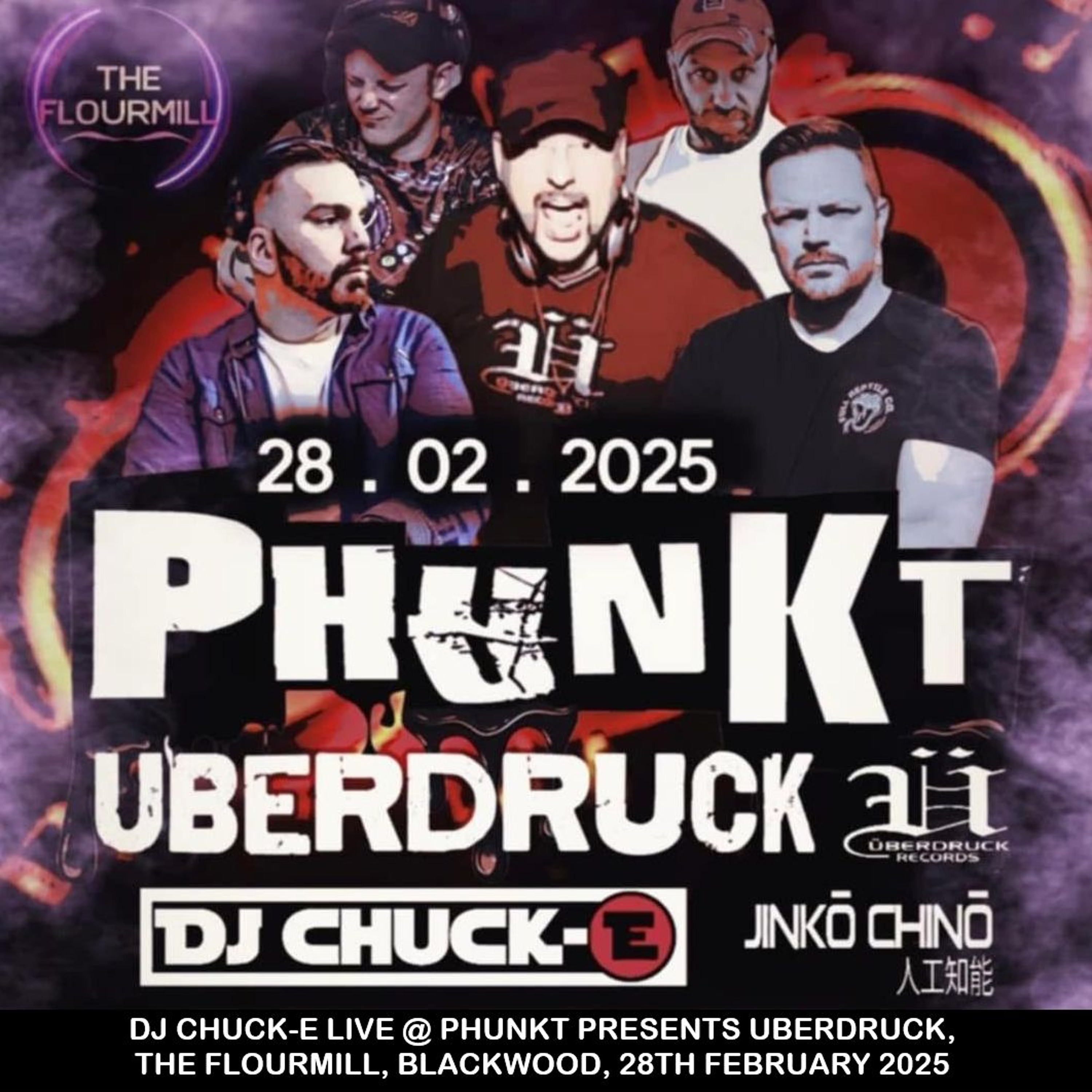 DJ Chuck-E Live @ Phunkt presents UBERDRUCK, The Flourmill, Blackwood, 28th Feb 2025 episode artwork