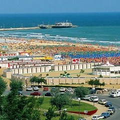 Emilliano Battistini  Stepping Towards The Sea A Sounday Afternoon In Rimini