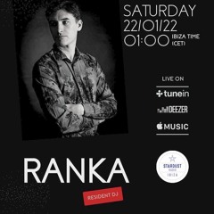 RANKA (Live) on Ibiza Stardust Radio on 22.01.2022 - Space Garden Edition
