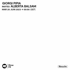 Giorgi Pipia invites Alberta Balsam - 20 Juin 2023