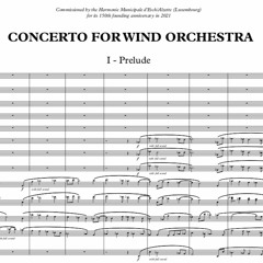 CONCERTO FOR WIND ORCHESTRA (2020)