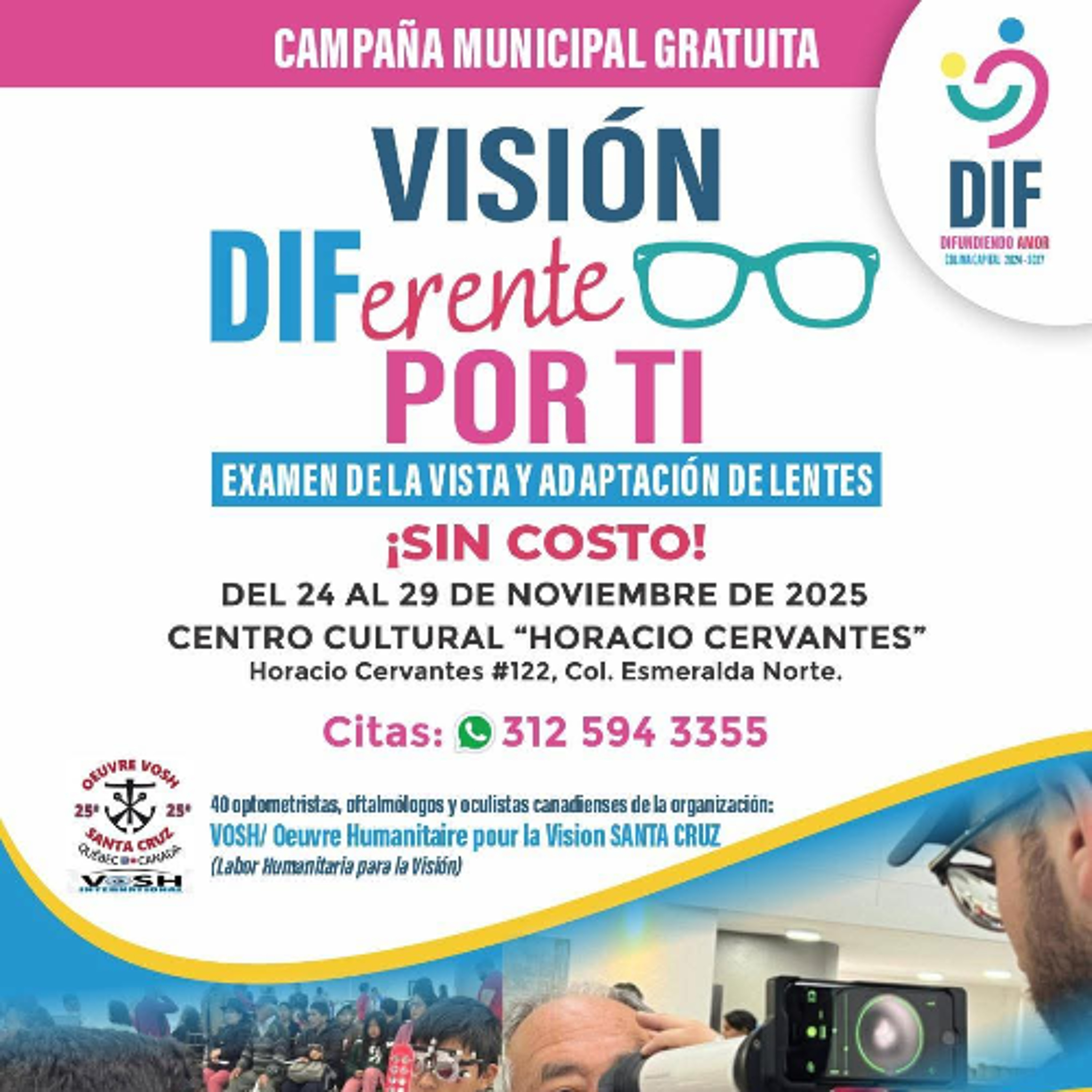 Del 24 al 29 de junio, el DIF Colima ofrecerá estudios de la vista y lentes gratuitos con su campaña "Visión DIFerente" episode artwork