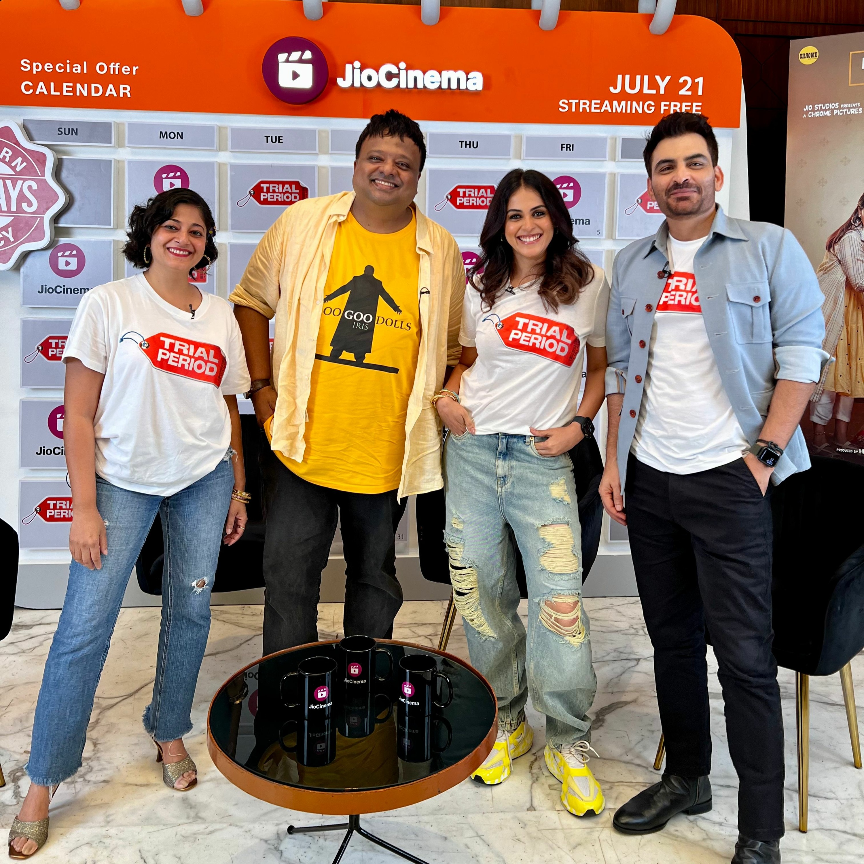 Genelia Deshmukh, Manav Kaul, Aleya Sen with Hrishi K - Trial Period On JioCinema