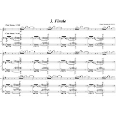 Pawel Strzelecki: 3. Finale [Sonata for Alto Flute and Piano (2025)].