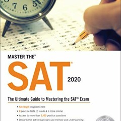 Read [EBOOK EPUB KINDLE PDF] Master the SAT 2020 (Peterson's SAT Prep Guide) by  Peterson's 📨