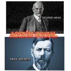 Accion Social y la perspectiva de George Mead y Max Weber