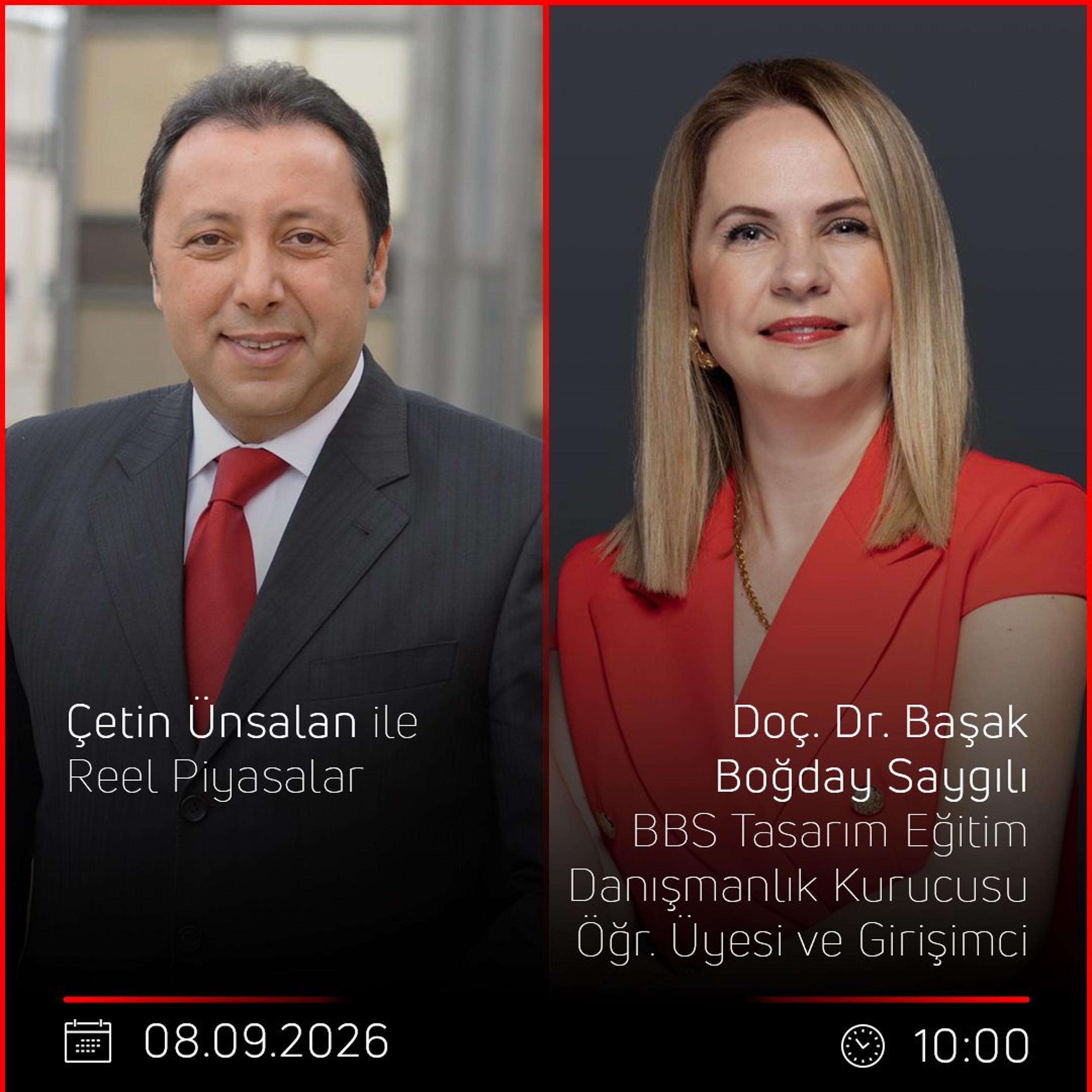 Doç. Dr. Başak Boğday Saygılı - Çetin Ünsalan ile Reel Piyasalar episode artwork