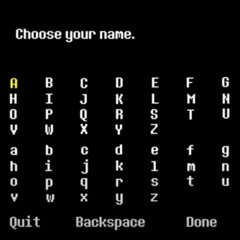 Undertale No More Deals OST - Name Select (Unused)