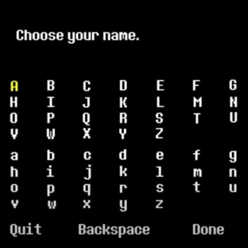 Undertale No More Deals OST - Name Select (Unused)