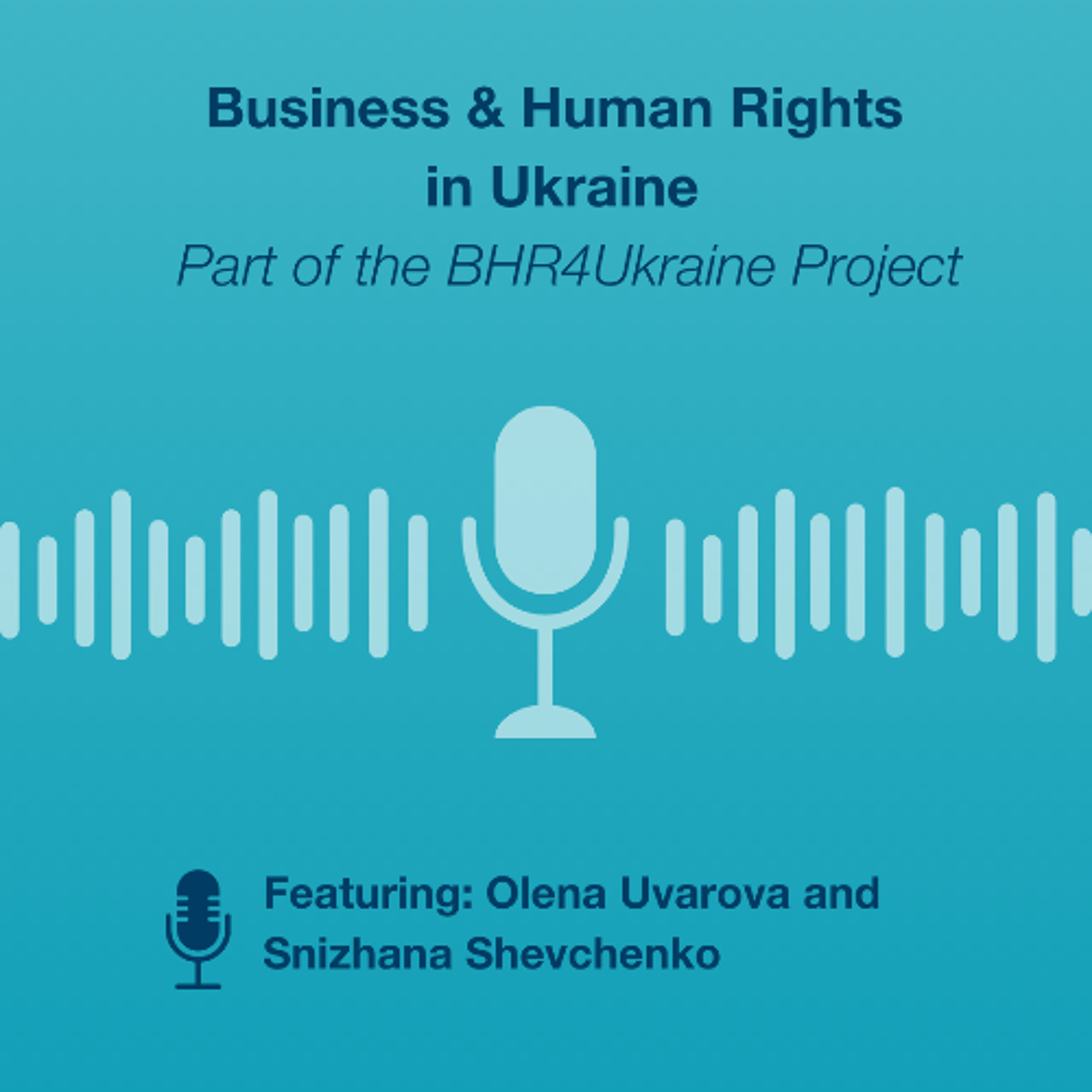 Snizhana Shevchenko on Business and Human Rights in Ukraine