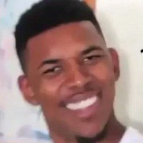 Удивляющий негр мем