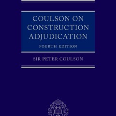 Epub Coulson on Construction Adjudication