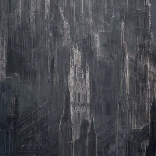 Gwyn's Theme, but it is being played in rainy Anor Londo after Gwyndolin discovered his demise