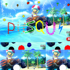 Getting chased by a blue shell but the sun is setting