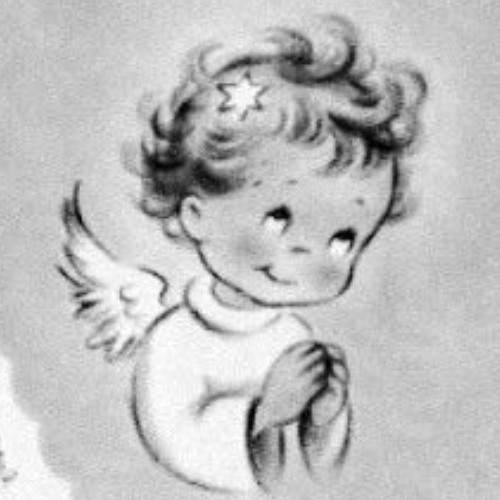 'hello angel' (linen sheets) an orginal by me