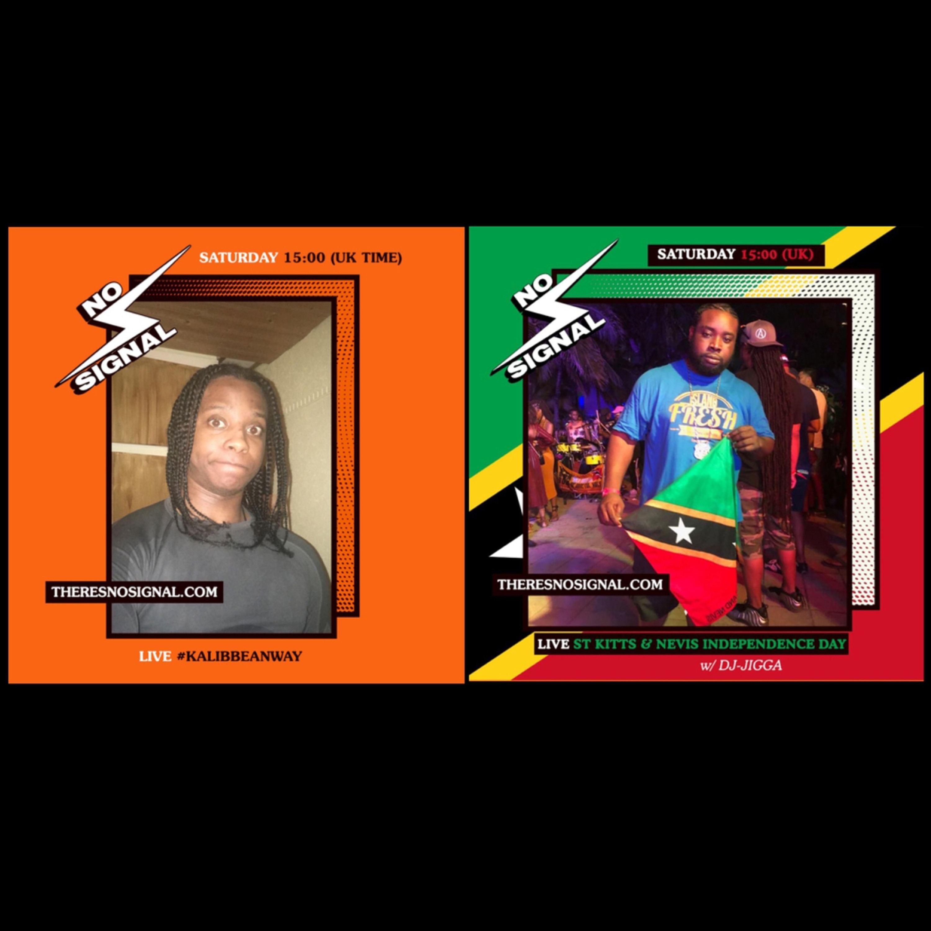 Old School Dancehall & 869 Mix By @itsKaliUK & @DjJigga - 25/09/21 - #KalibbeanWay - @TheresNoSignal episode artwork