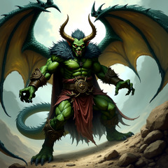 Chaotic Half Orc Mage