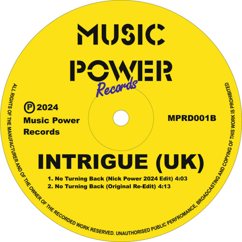 No Turning Back (Nick Power 2024 Edit)