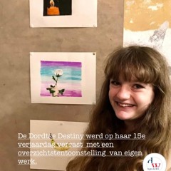 Je verjaardag vieren en verrast worden met een overzichtstentoonstelling van eigen werk