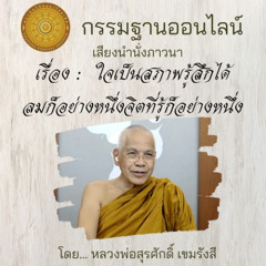 031 ใจเป็นสภาพรู้สึกได้ ลมก็อย่างหนึ่งจิตที่รู้ก็อย่างหนึ่ง (ลม-สภาวะ-สักแต่ว่า-ไม่ว่าอะไร)