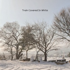 Train Covered In White