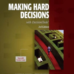 [READ] KINDLE ✔️ Making Hard Decisions with DecisionTools by  Robert T. Clemen &  Ter