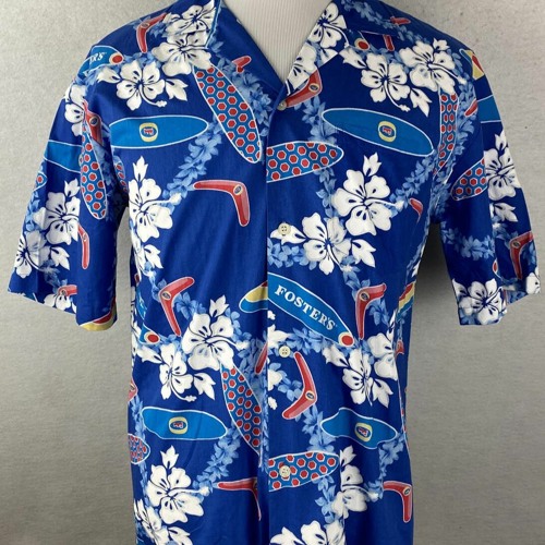 Fosters lager Hawaiian Shirt, Beach shorts