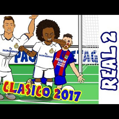 2-3! THE SHAPE OF MESSI! Real Madrid vs Barcelona (El Clasico 2017Parody Goals and Highlights)