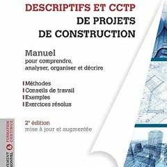 ⭐ READ PDF Descriptifs et CCTP de projets de construction Complet en ligne