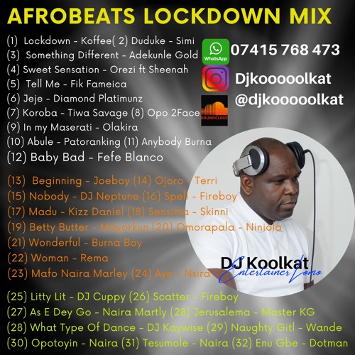 Afrobeats Lockdown Mix