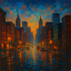 city lights