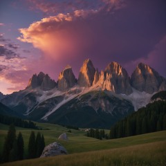 Majestic Peaks, Eternal Twilight