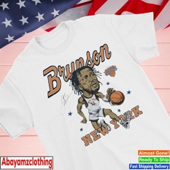 New York Knicks Jalen Brunson caricature signature shirt