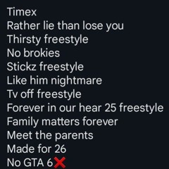timex verse 1 freestyle