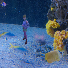 under water