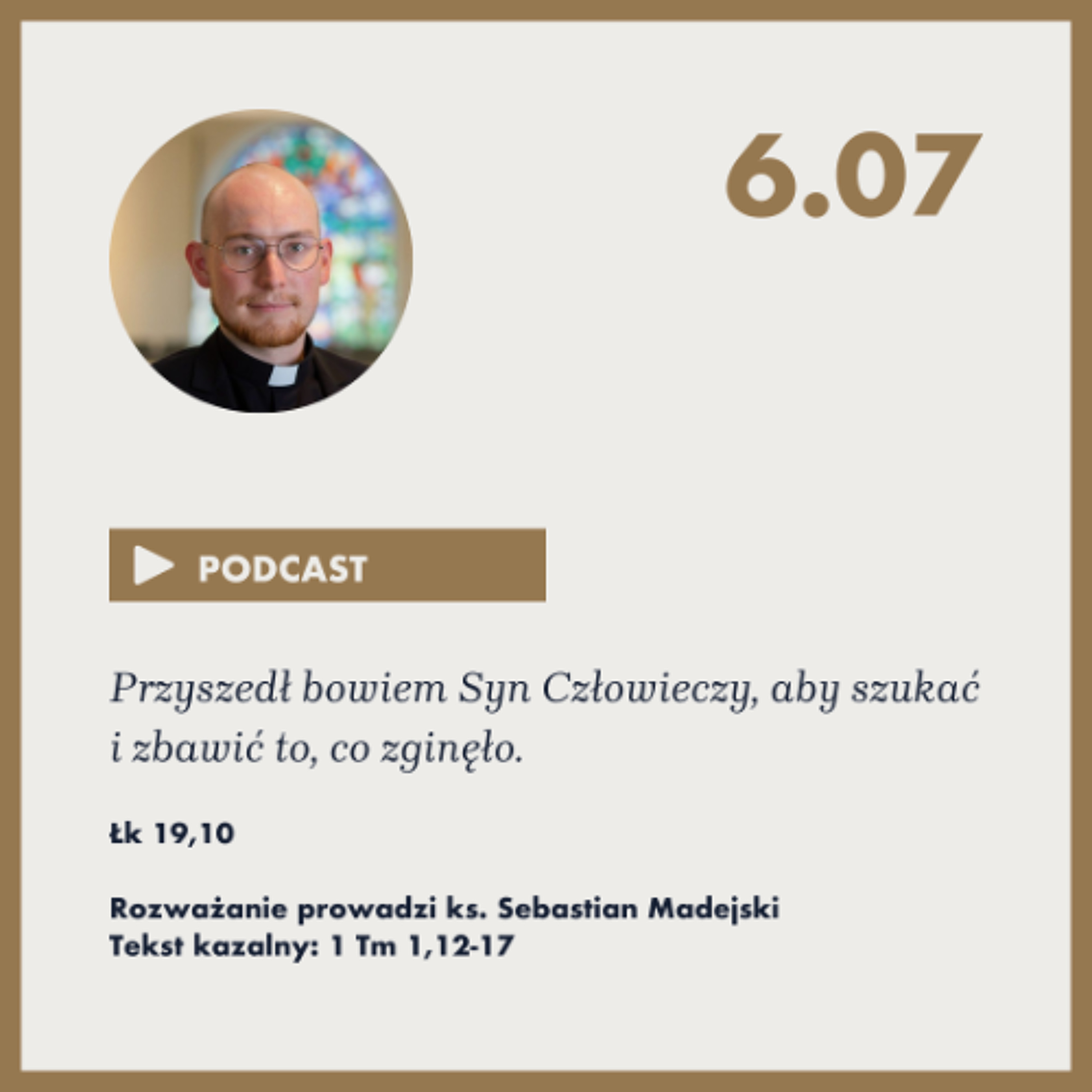 Niedziela ze Słowem, rozważanie z nabożeństwa z 6 lipca 2025 episode artwork