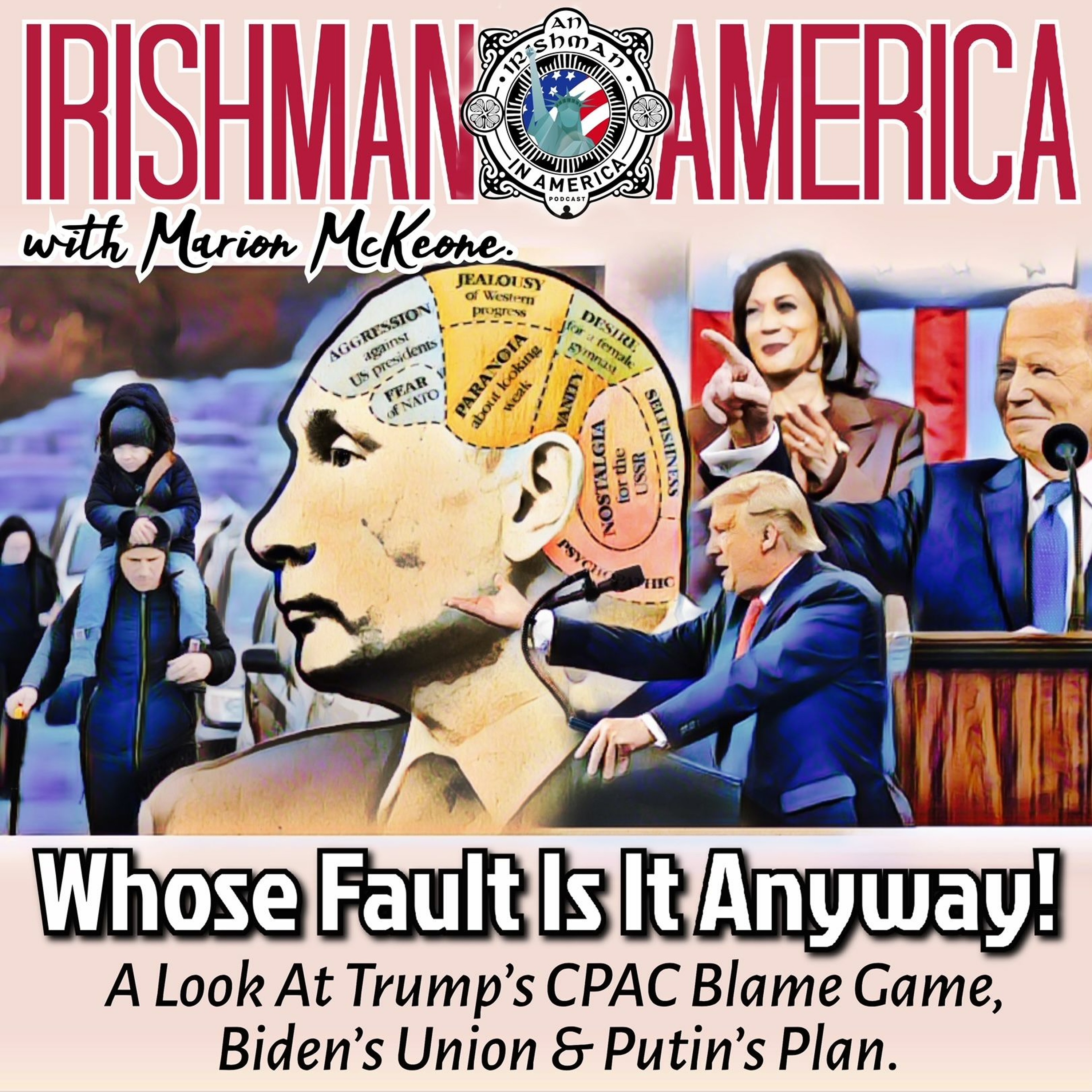 Whose Fault Is It Anyway! - Irishman In America With Marion McKeone (Mini Pod) episode artwork