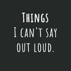 PDF_⚡ Things I can't say out loud: Blank Lined Coworker Notebook & Journal | Funny