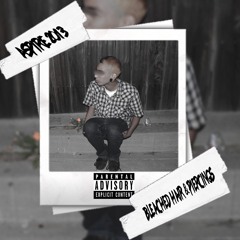 Bleached Hair & Piercings