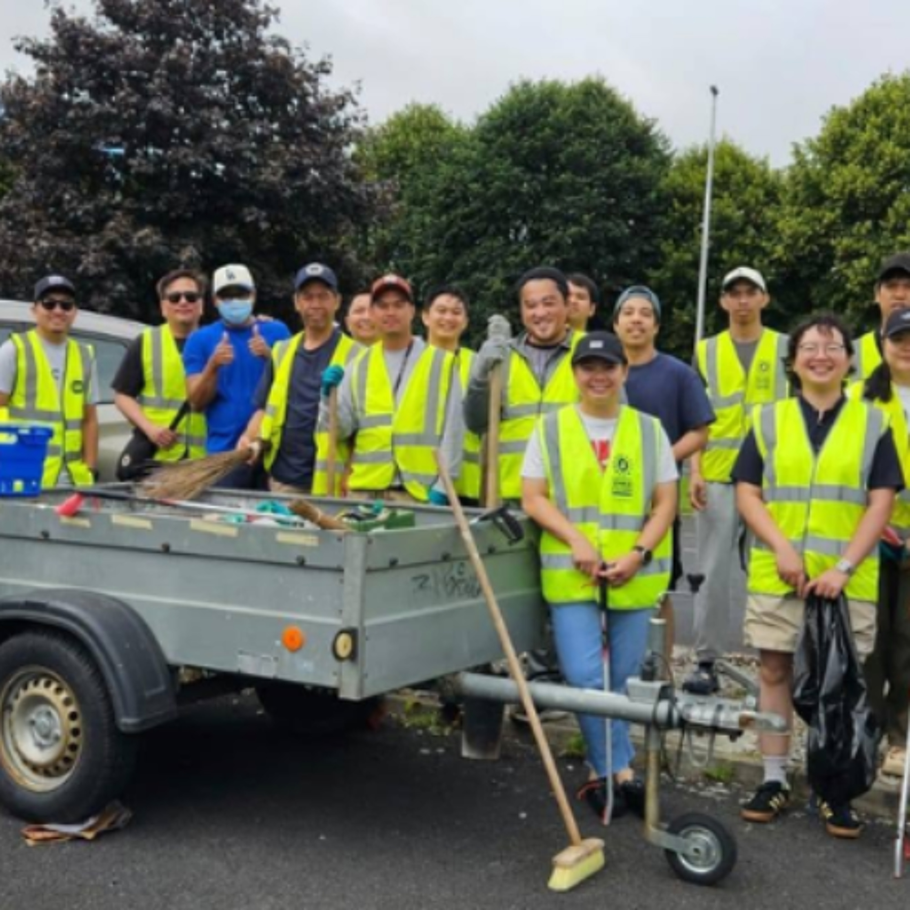 Filipino Community Gives Back to Shannon with Community Clean-Up
