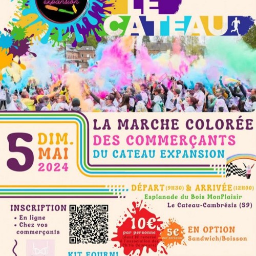 On Parle De Vous - Marche Colorée Le Cateau 16 Avril 2024
