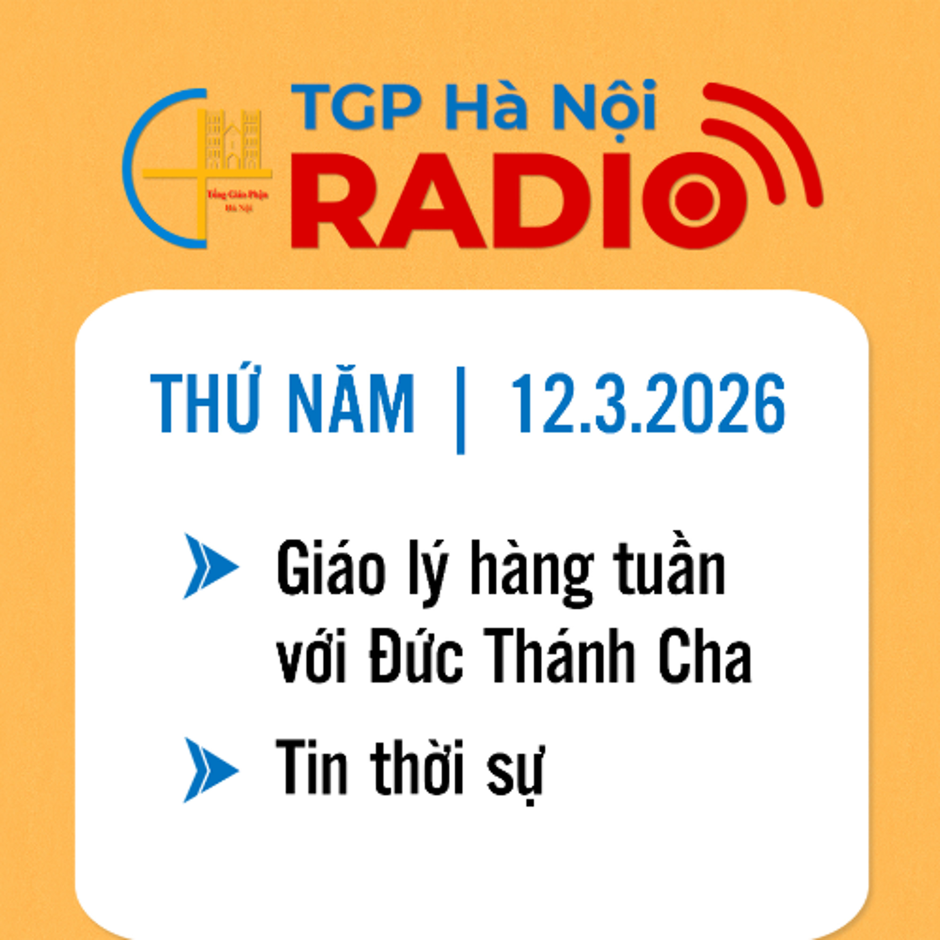 Thứ Năm ngày 12/3/2026