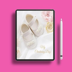 Christening Guest Book, Boy, Girl, Ceremony, Beautiful Guest Book for Family & Friends to Write