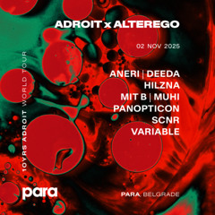 SCNR at Alterego x Adroit | Para Club, Belgrade