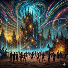 Under the electric veil of the hunter’s night