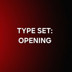 type set: Opening (145BPM)