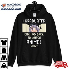 Graduation Shirts 2024 Anime Lover High School College Grad Shirt